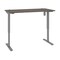 Bestar Bestar Upstand 30” x 72” Standing Desk in bark grey 175879-000047 - alternate 1